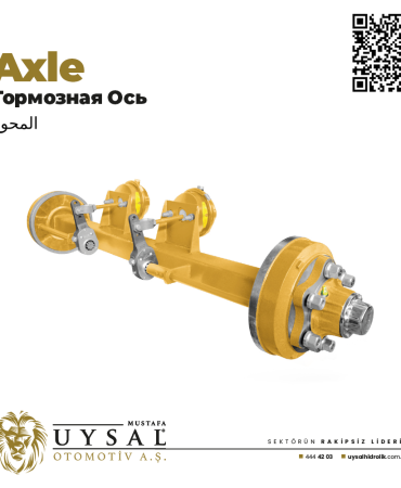 Heavy Duty Trailer Axle with Braking System – Uysal Otomotiv